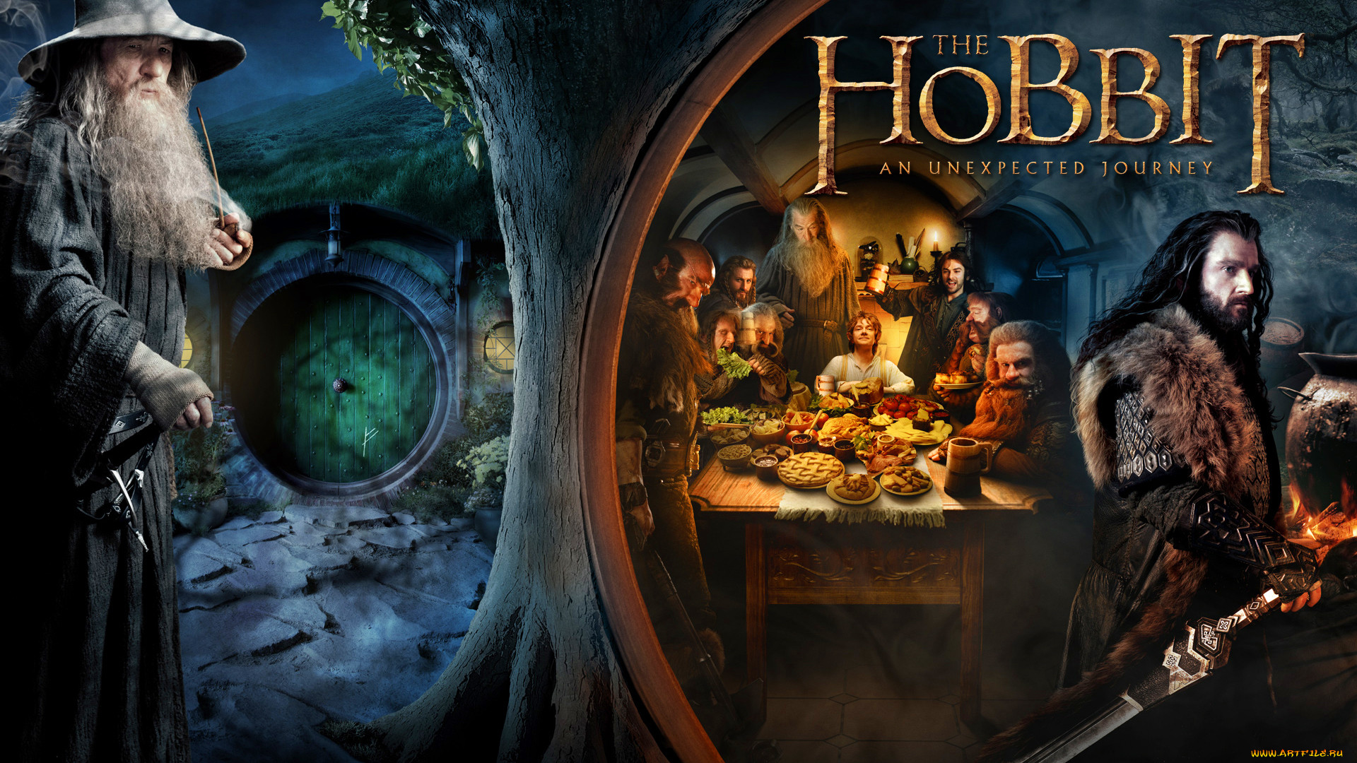 Обои The Hobbit: An Unexpected Journey Кино Фильмы The Hobbit: An.